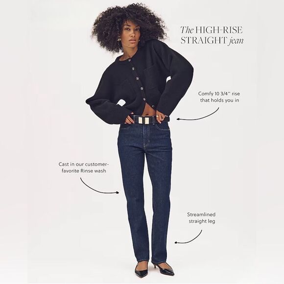 NWT J CREW TALL Slim-straight jean in white - Picture 5 of 9